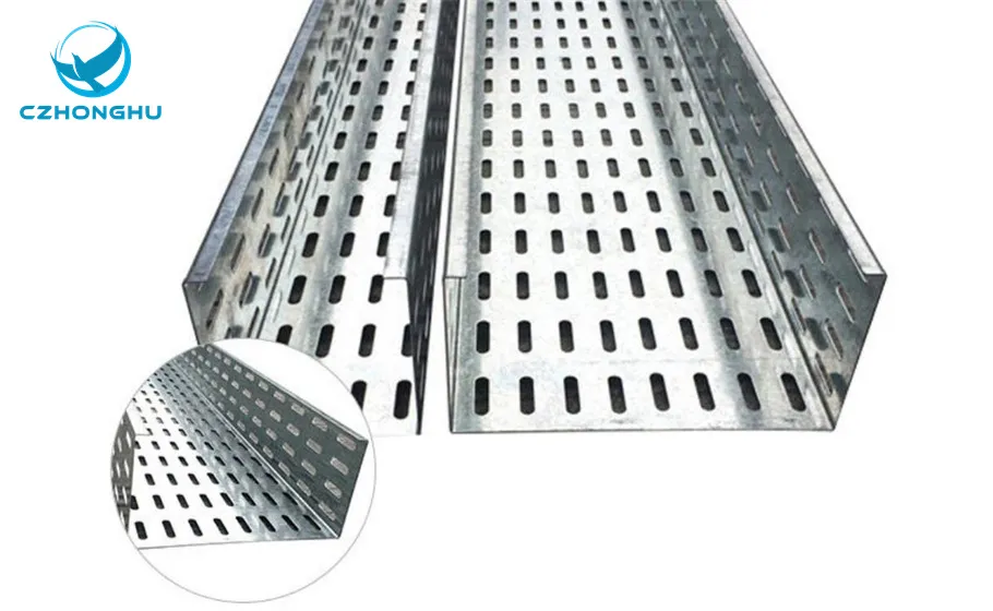 Bandeja de cabo perfurada