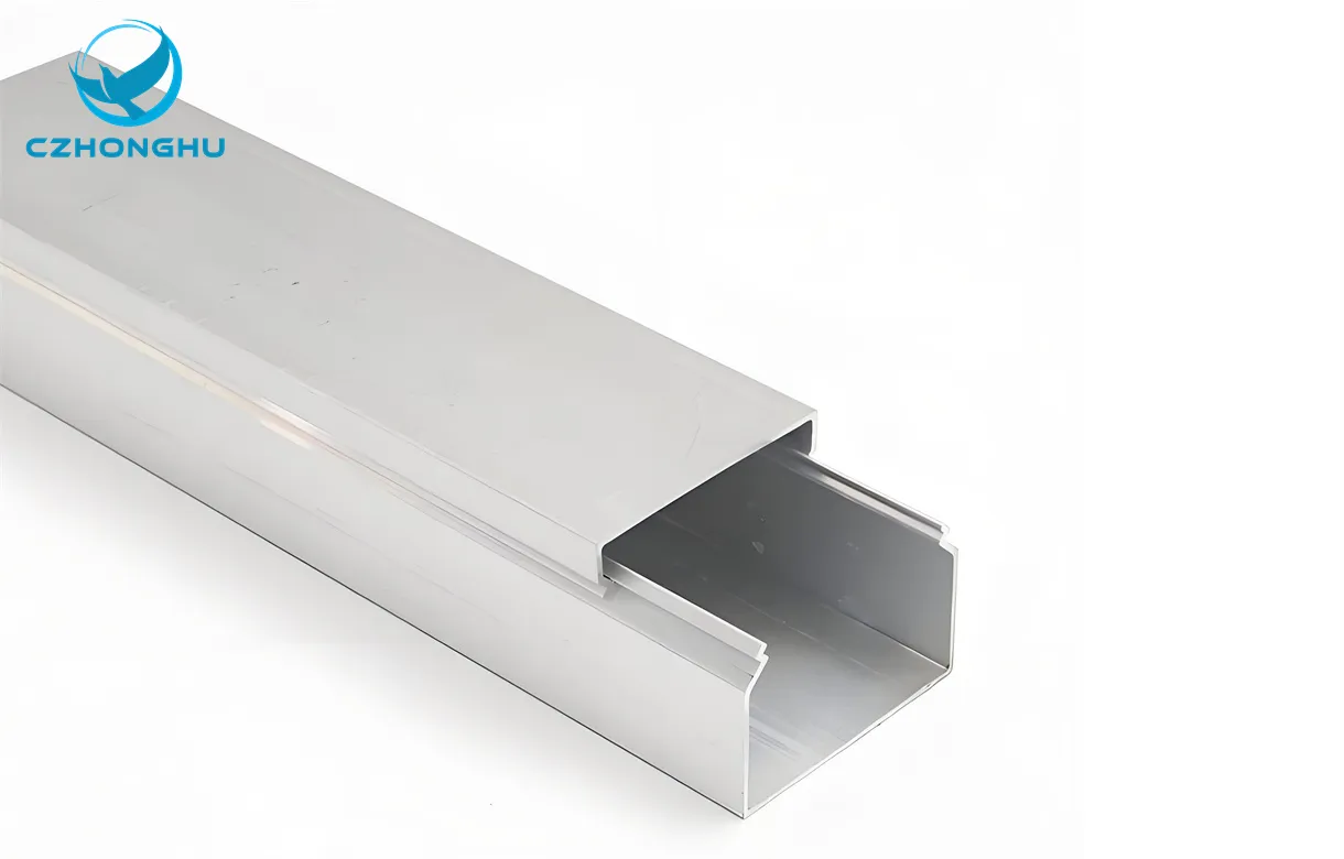 Calha de cabo elétrico ao ar livre