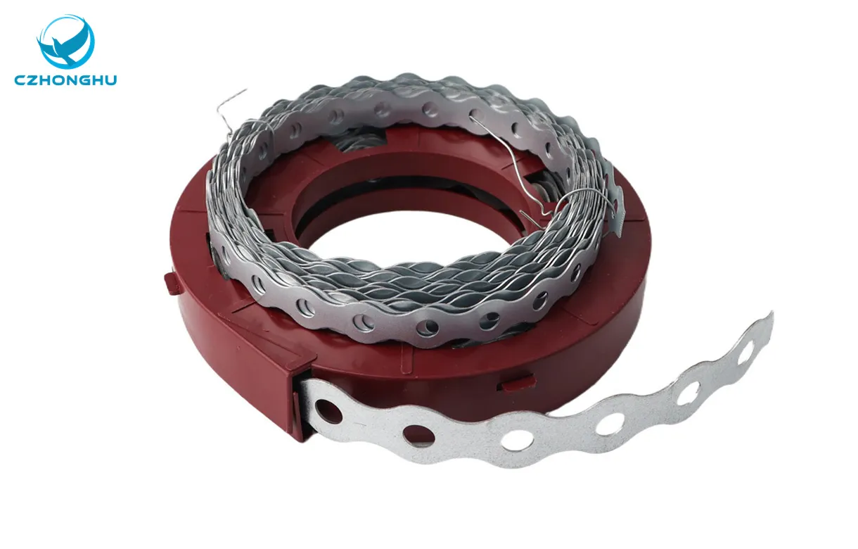 Tira de metal perfurada