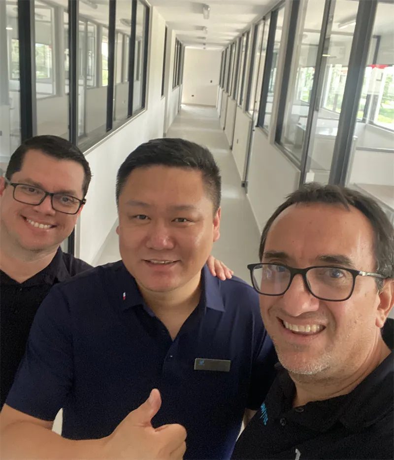 Honghu visita de negócios